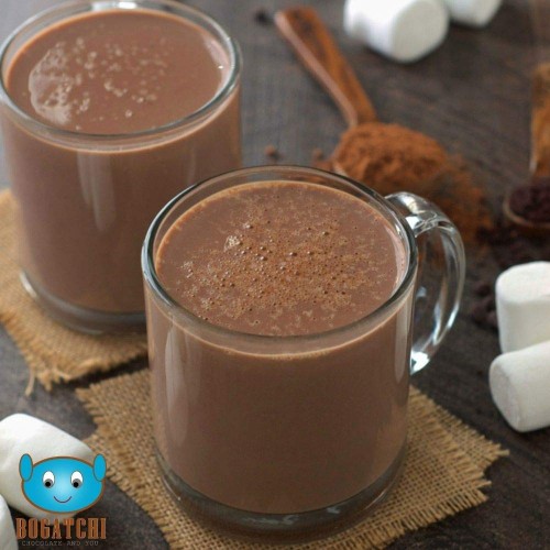 BOGATCHI Luxurious Hot Chocolate Drink Powder, Drinking Chocolate Powder, Gluten Free | Tasty | Vegan , Dark Chocolate Drinking Powder, 200g , Free Measuring Spoon